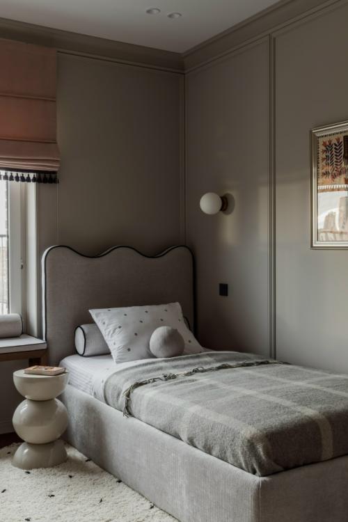 Глубокие тона, элементы лофта и современной классики. 06