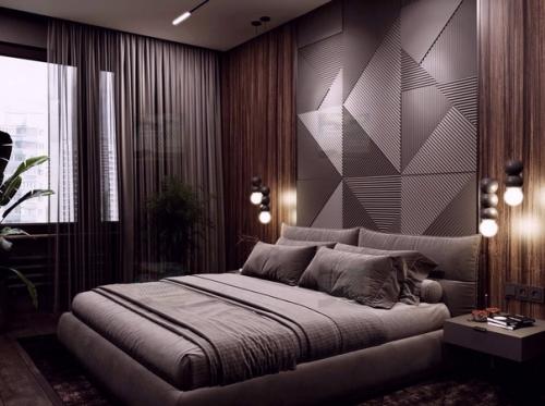 Стильный дизайн интерьера двухкомнатной квартиры Шоколад И Перец. 02