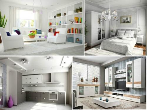 Как правильно оформить интерьер в белых тонах: лучшие фото комнат. 07