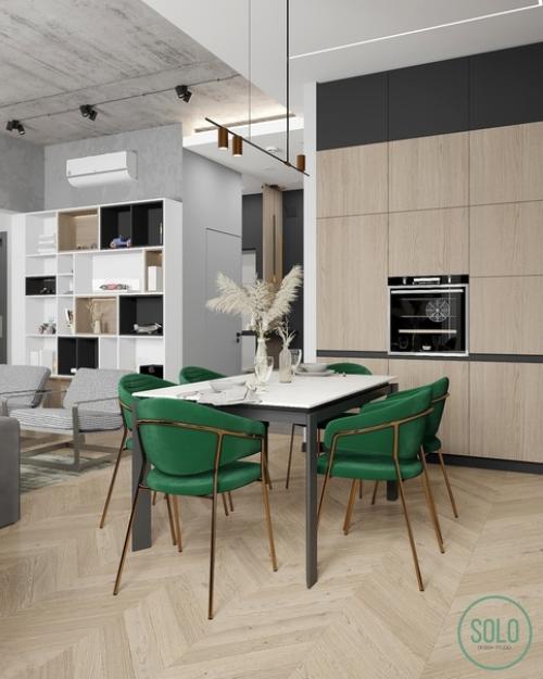 Кухня - гостиная - прихожая (30 кв. 04