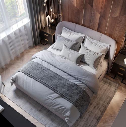 Спальня с гардеробной комнатой. 01