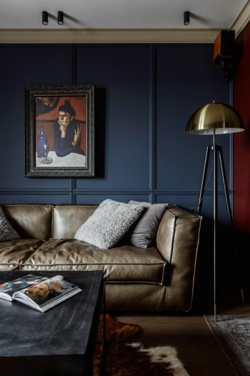 Глубокие тона, элементы лофта и современной классики. 01