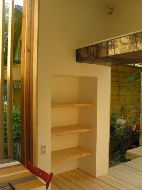 Заморочка от дизайнера, выполненная нашими руками прошлым летом: летний флигель с кухней. 02