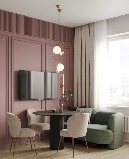 Идеальный интерьер кухни - гостиной. 01