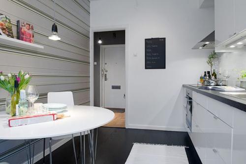 Дизайн интерьера маленькой квартиры в Гётеборге, Швеция. 02