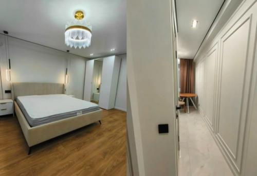 Перед нами стояла задача - превратить типовую квартиру в уютное пространство с современной эстетикой. 01