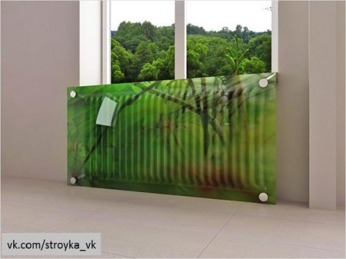 Спрятать батарею отопления. 05