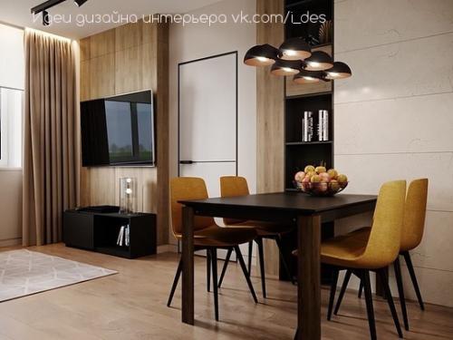 Контрастный дизайн кухни как вам цветовая гамма? 03