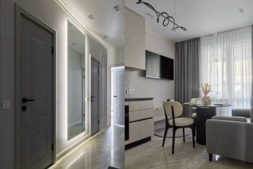 Перед нами стояла задача - превратить типовую квартиру в уютное пространство с современной эстетикой.  