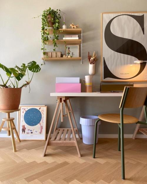 Прекрасные краски весны в красивом интерьере. 02