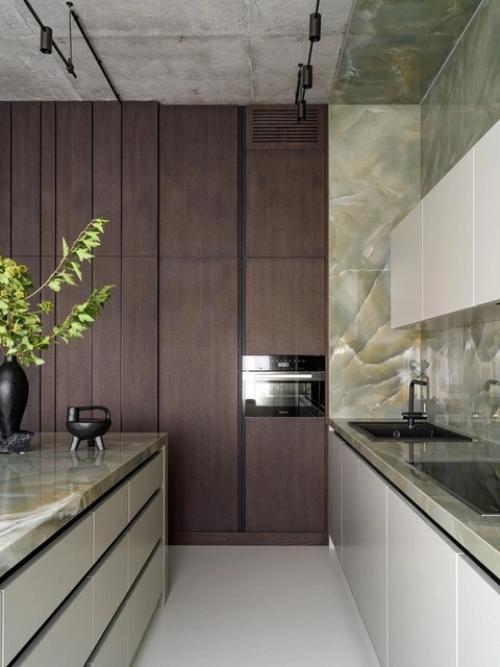 Реализованный интерьер квартиры, площадью 145 кв.