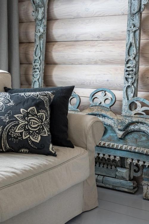 Деревянный дом дизайнера интерьера Людмилы кришталёвой с креативным подходом к выбору цветов в детских комнатах. 04