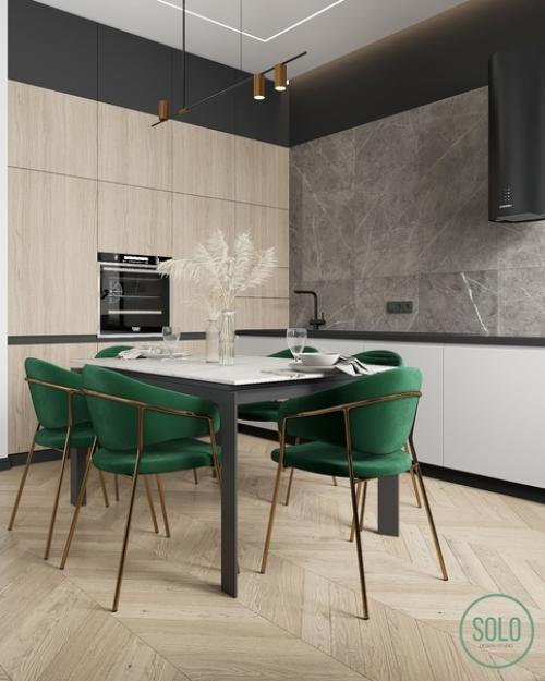 Кухня - гостиная - прихожая (30 кв. 01