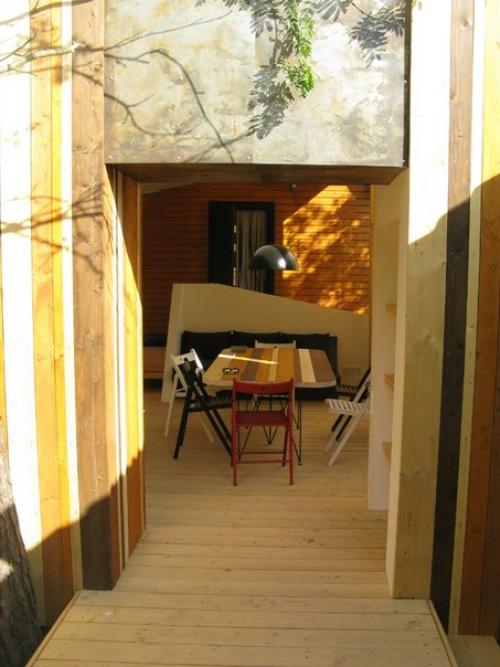 Заморочка от дизайнера, выполненная нашими руками прошлым летом: летний флигель с кухней. 09