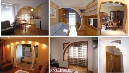 Межкомнатные арки в интерьере. 04