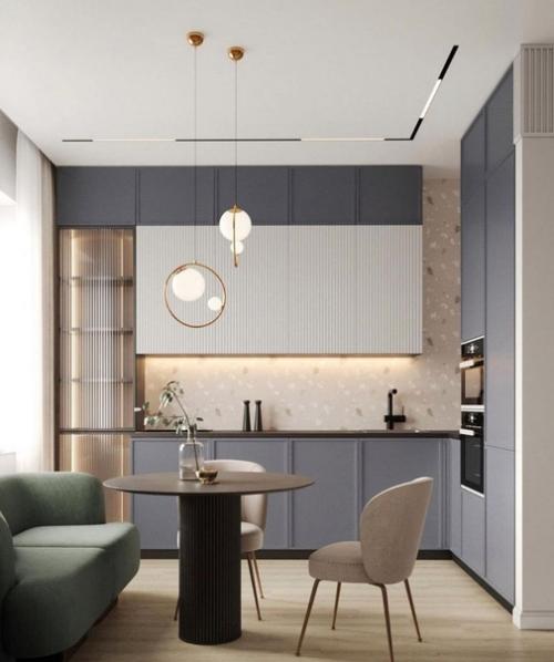 Идеальный интерьер кухни - гостиной. 03