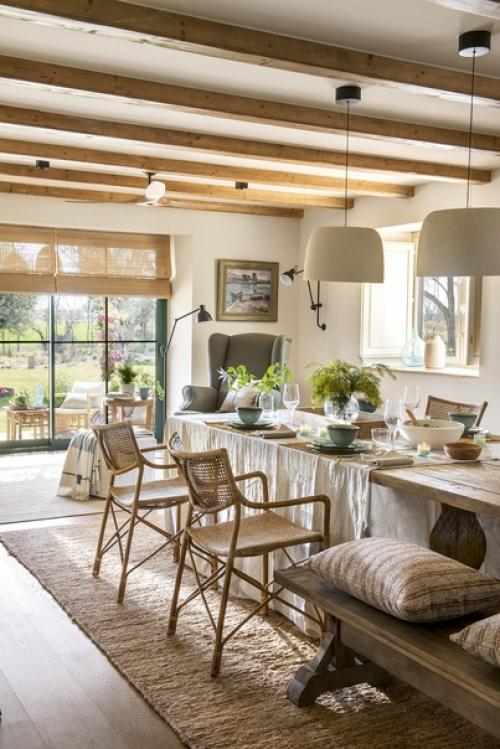 Модернизация деревенского дома и успех: он был старомодным, и они восстановили его с шармом и штрихами от декораторов. 05