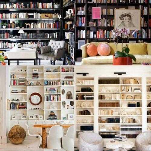 Домашняя библиотека.   Даже в XIX веке домашняя библиотека в городских квартирах остается. 01