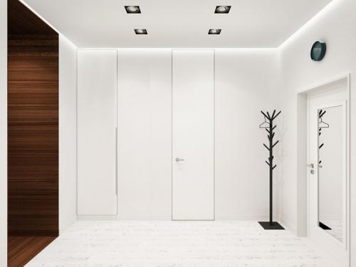 По факту это мой первый жилой интерьер, основой которого стала перепланировка однокомнатной 66 м 2 квартиры в Москве в трехкомнатные апартаменты. 07