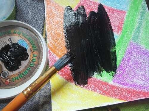 Техника граттаж (от фр. 01