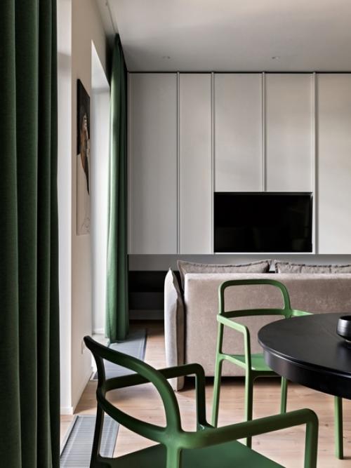 Студия в Минске с комфортным зонированием без перегородок. 01