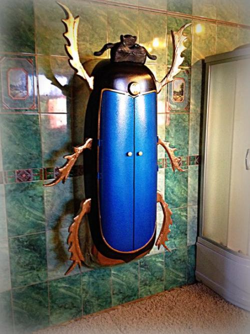 Наш шкаф - жук из ванны стал одним из самых любимых изделий! 02