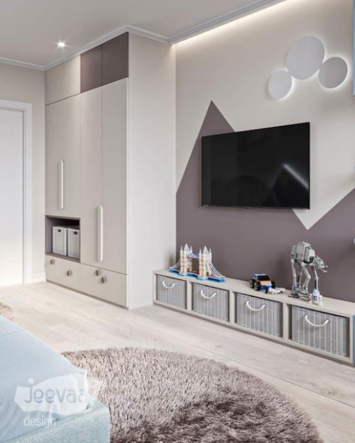 Милый дизайн детской комнаты. 01