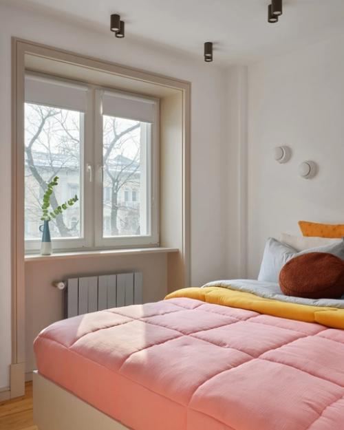 Красочный декор для небольшой квартиры в Казахстане, 39 м. 05