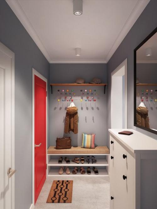 8 основных правил обустройства узкого коридора. 03