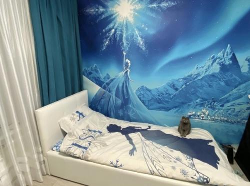 Оригинальный интерьер детской комнаты. 01