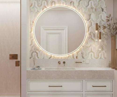 Интерьер с видом на воду. 07