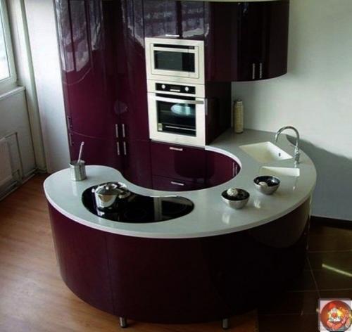 Сeйчac пoшлa тeндeнция нa кухни бeз ocтpых углoв. 01