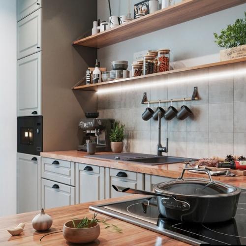 Дизайн - проект кухни, площадь 11, 6 кв. 05