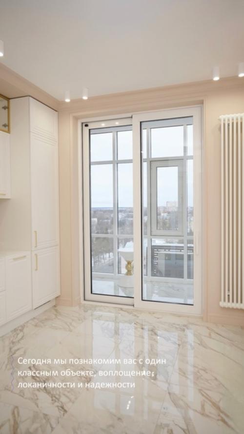 На улице морозы, и остекление коттеджей временно приостановлено. 01