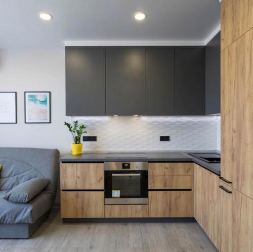 Стильная современная кухня. 01