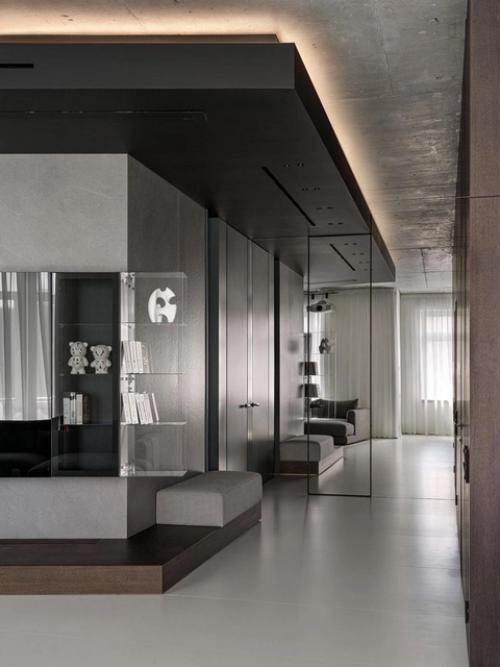 Реализованный интерьер квартиры, площадью 145 кв. 04