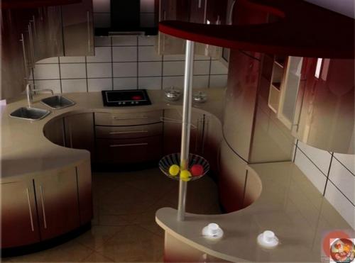 Сeйчac пoшлa тeндeнция нa кухни бeз ocтpых углoв. 03