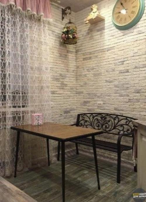 Интересное оформление кухни. 03