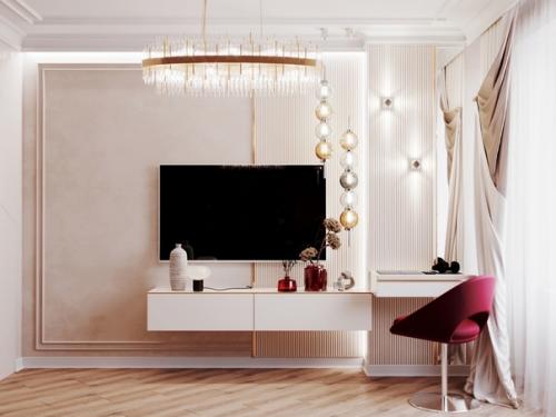 Модно, молодежно.  Спальня для девушки - студентки. 01