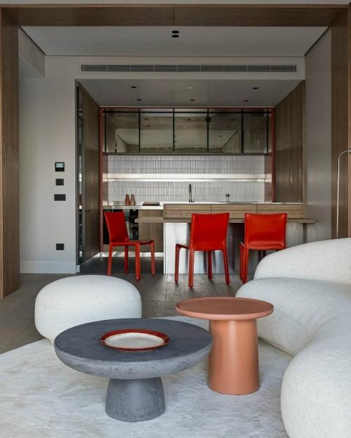 Реализованный интерьер квартиры для семьи с ребенком. 
