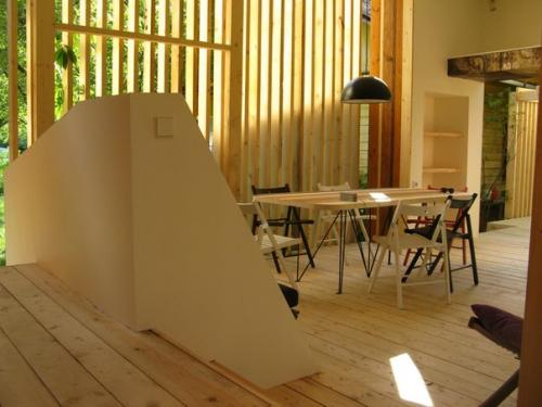 Заморочка от дизайнера, выполненная нашими руками прошлым летом: летний флигель с кухней. 05