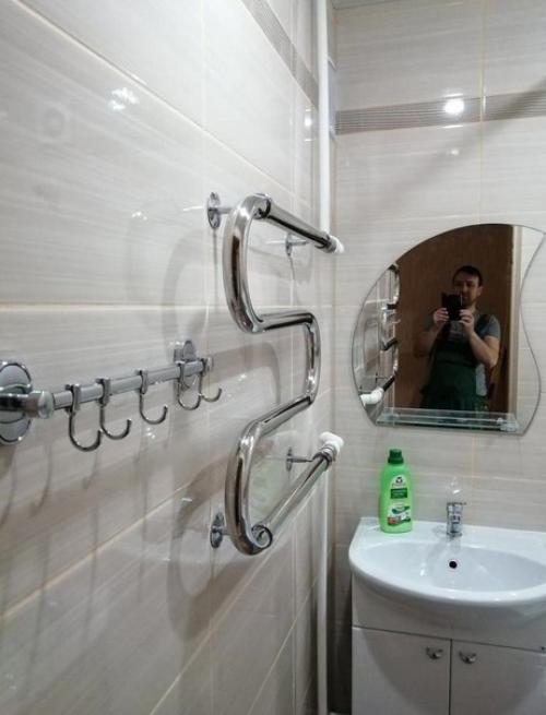 Процесс переделки ванной комнаты. 08