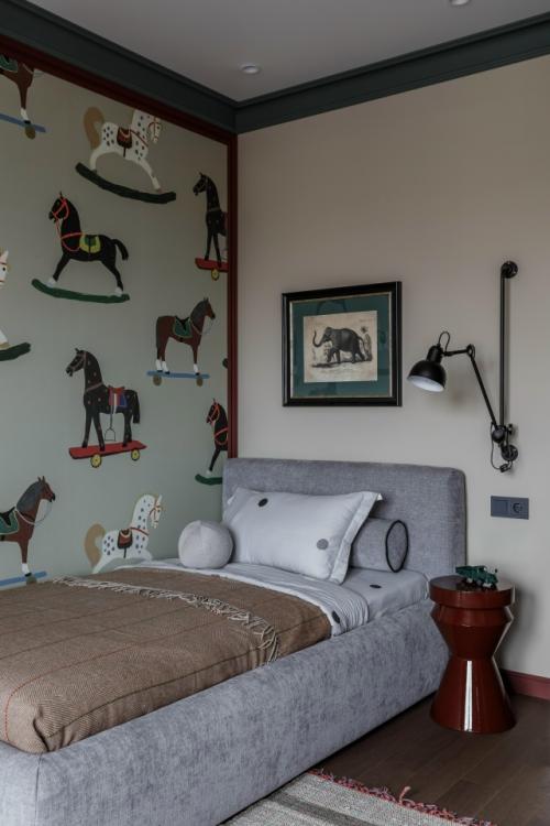 Глубокие тона, элементы лофта и современной классики. 08