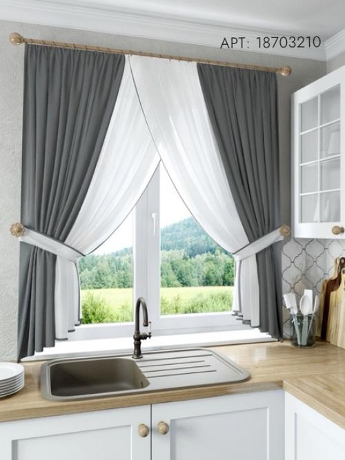 Укрась свою кухню изысканными шторами! 02