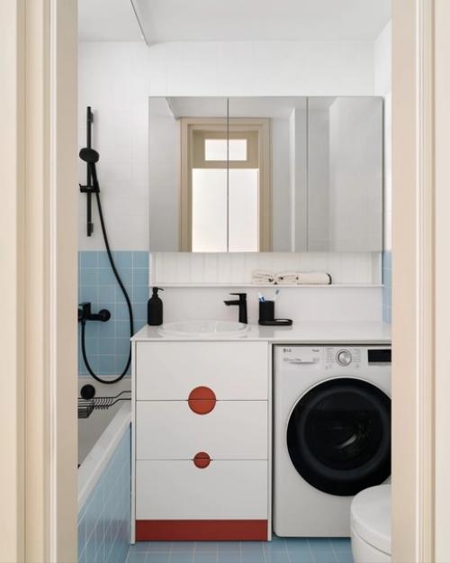 Красочный декор для небольшой квартиры в Казахстане, 39 м. 06