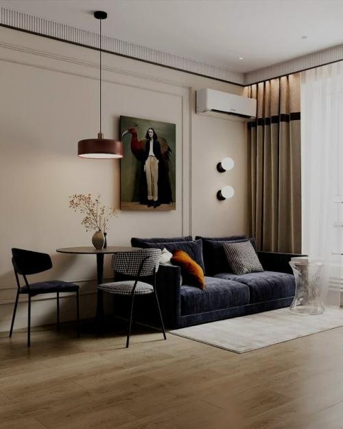 Проект небольшой, но уютной квартиры - студии. 04