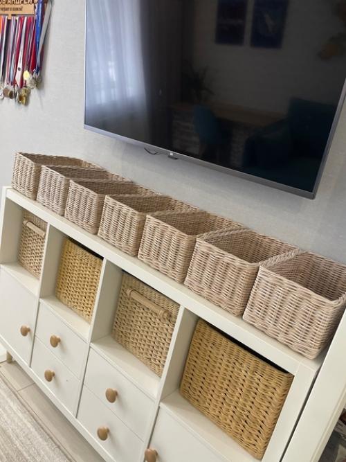 Плетёный короб в интерьере: 01 Плетёный короб в интерьере: 01