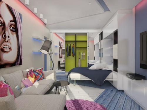 Однокомнатная квартира в кирпичном доме 37 кв. 02