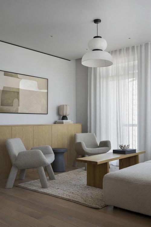 Квартира для молодой пары в духе джапанди. 03