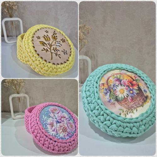 Решила собрать корзиночки вместе!  